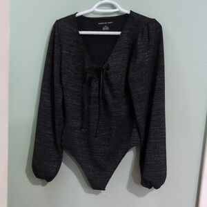 EUC Black Long Sleeve Bodysuit *D2